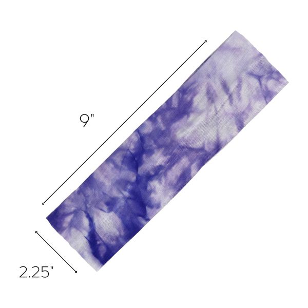 Tie-Dye Purple Cotton Headband Online Sale - Image 3