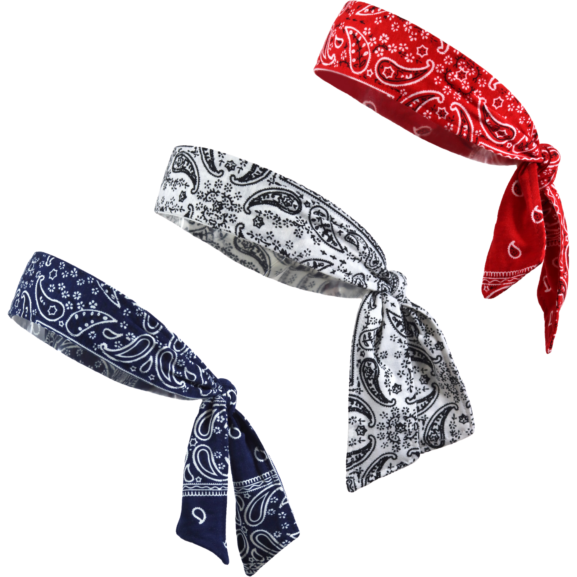 Bandana Tie Headbands – 3 Pack Cheap