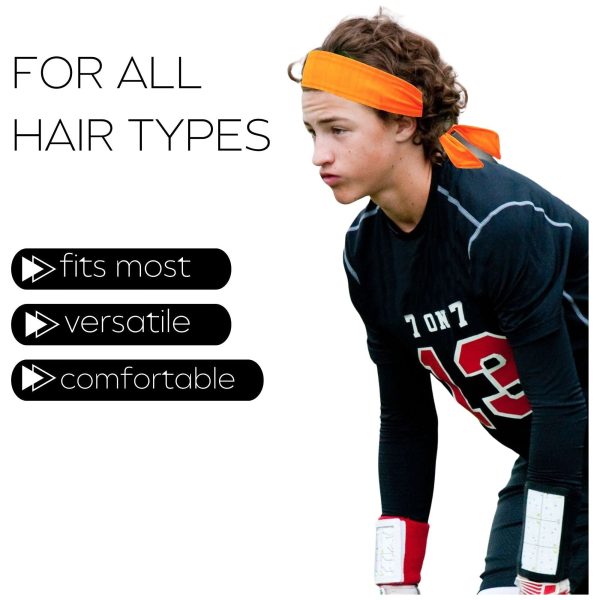 Orange Tie Headbands - 12 Pack Hot on Sale - Image 4