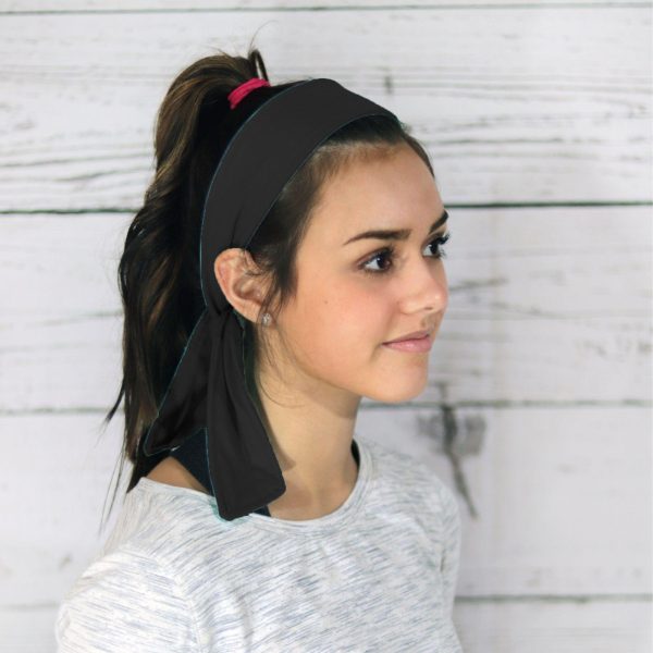 Tie Back Headbands 12 Moisture Wicking Athletic Sports Head Band You Pick Colors & Quantities Sale - Image 3