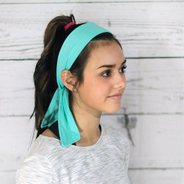 Sea Foam Tie Headband Sale - Image 2