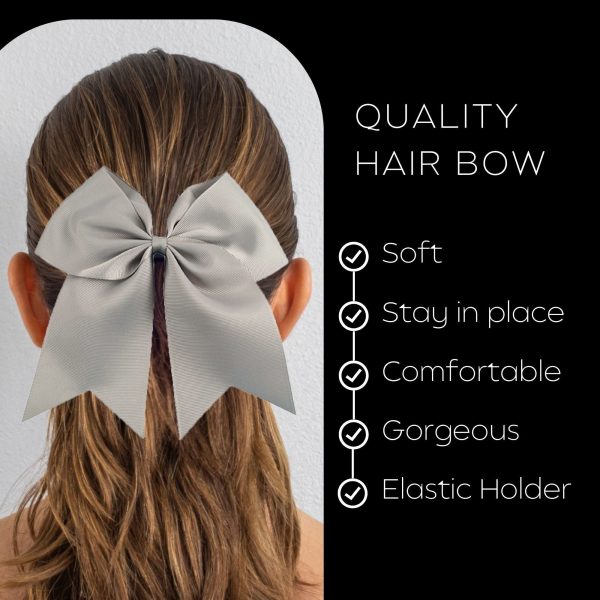 Gray Cheer Bow Online Hot Sale - Image 5