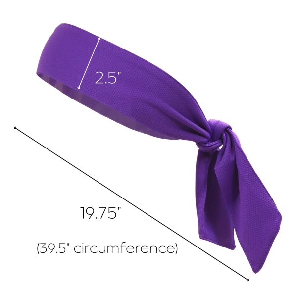 Purple Tie Headband Sale - Image 3