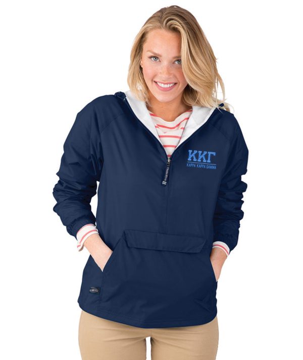 Kappa Kappa Gamma Greek Letter Windbreaker Pullovers Supply