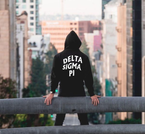 Delta Sigma Pi Social Hooded Sweatshirt For Discount - Image 4