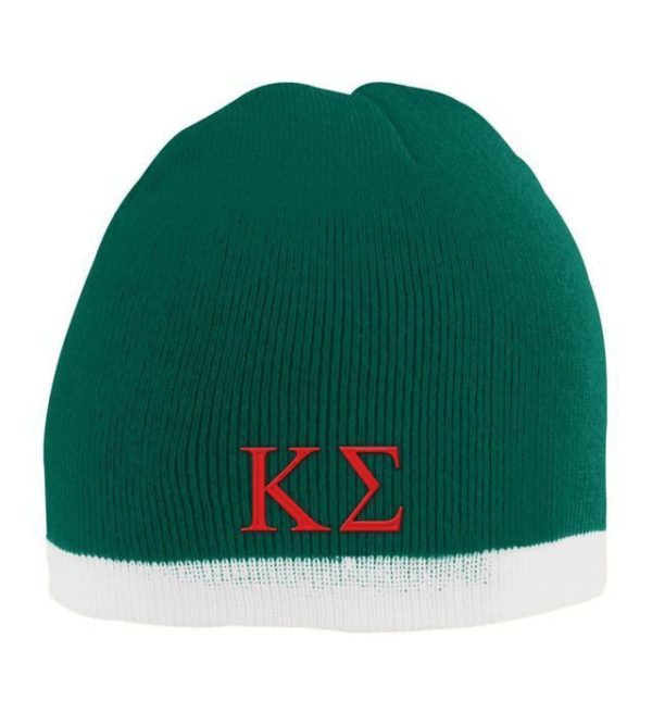 Kappa Sigma Two Tone Knit Beanie Online now