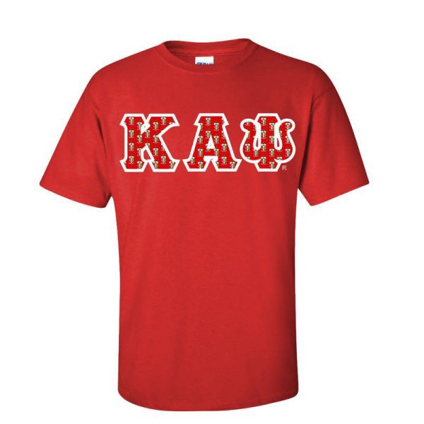 Kappa Alpha Psi Fraternity Crest - Shield Twill Letter Tee For Discount