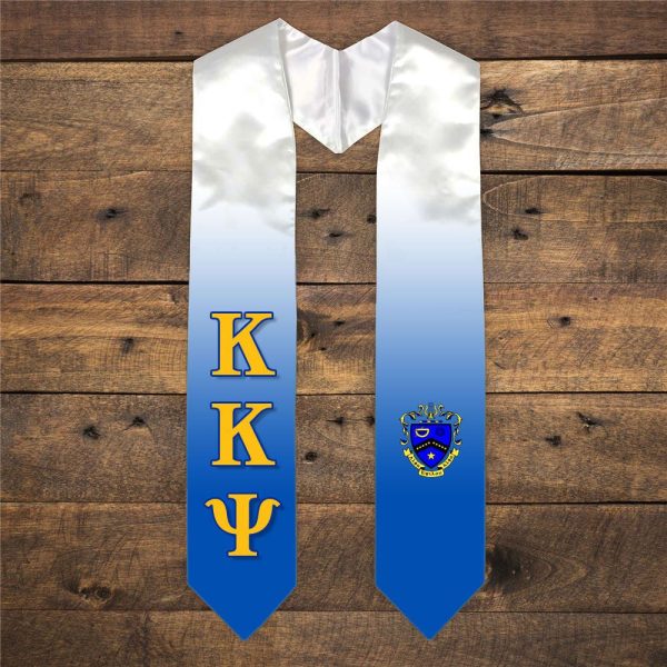 Kappa Kappa Psi Extra Fancy Simple Greek Graduation Stole W Crest Supply