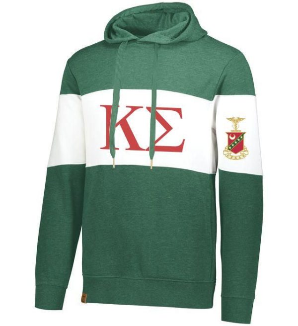 Kappa Sigma Ivy League Hoodie W Crest On Left Sleeve Online Hot Sale