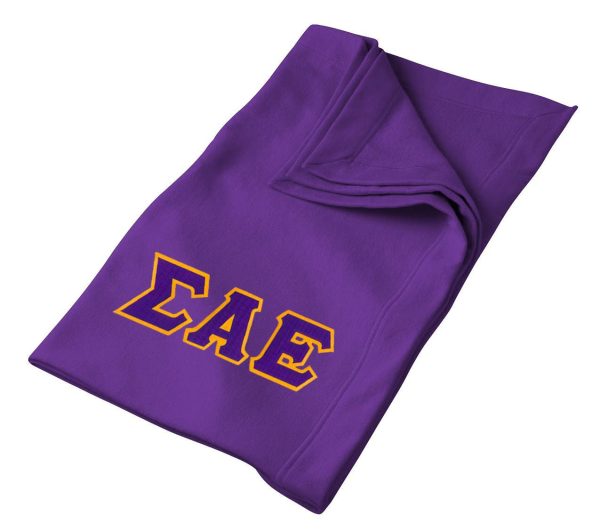 DISCOUNT-Sigma Alpha Epsilon Twill Sweatshirt Blanket Hot on Sale
