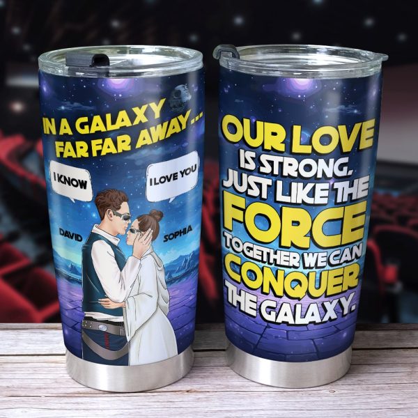 Couple, Our Love Is Strong, Personalized Tumbler, Valentine Gift, Couple Gift, 01HTPO211223TM Sale