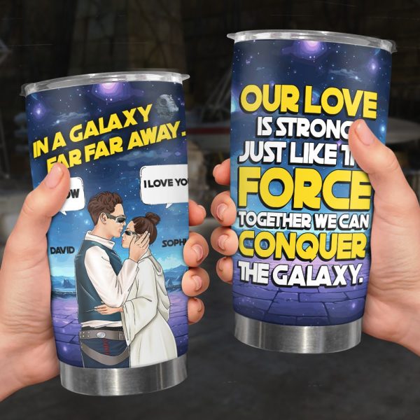 Couple, Our Love Is Strong, Personalized Tumbler, Valentine Gift, Couple Gift, 01HTPO211223TM Sale - Image 2